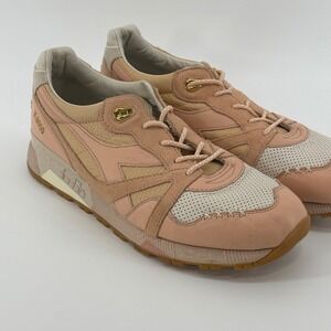 Diadora‎ N9000 x Feature Collaboration Ice Cream Pink Beige Mens Sneakers Sz 9.5